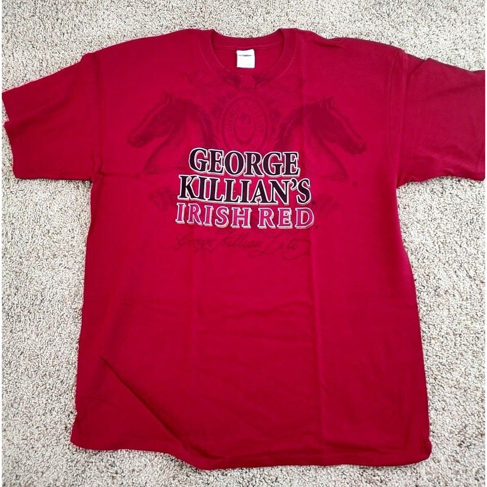 George Killian's Shirt Men's XL Irish Red Beer Shirt St.‎ Patrick's New